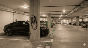 Installation borne de recharge en copropriété