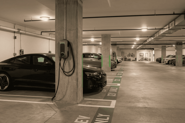 Borne de recharge en copropriété