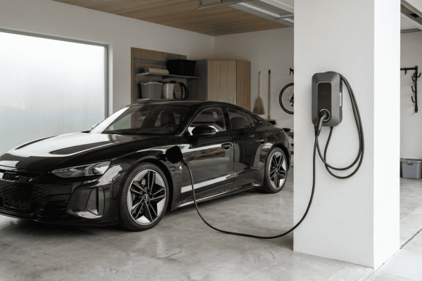 Borne de recharge en maison individuelle